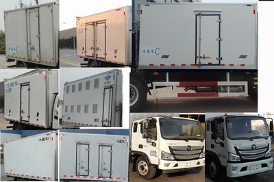 福田牌歐馬可S3國六5.6米冷藏車（隨車吊版） 冷鏈運輸的智能高效解決方案